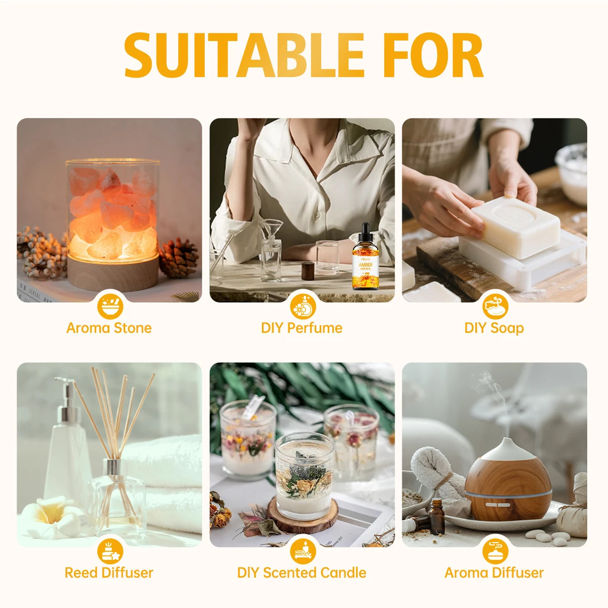 Amber Essential Oil – Massage & Diffuser