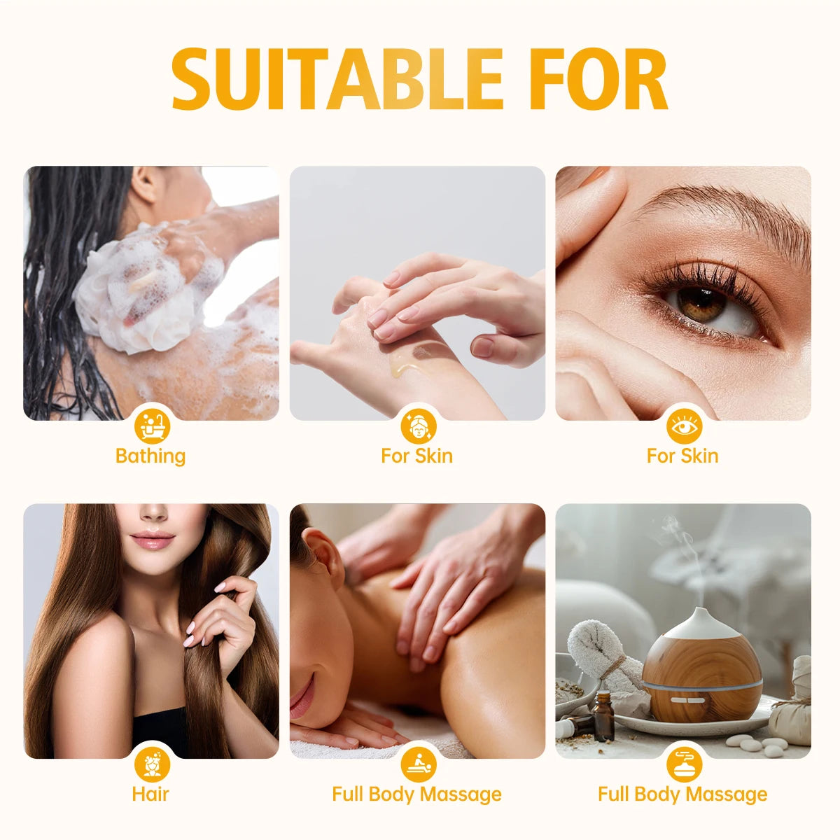 Amber Essential Oil – Massage & Diffuser