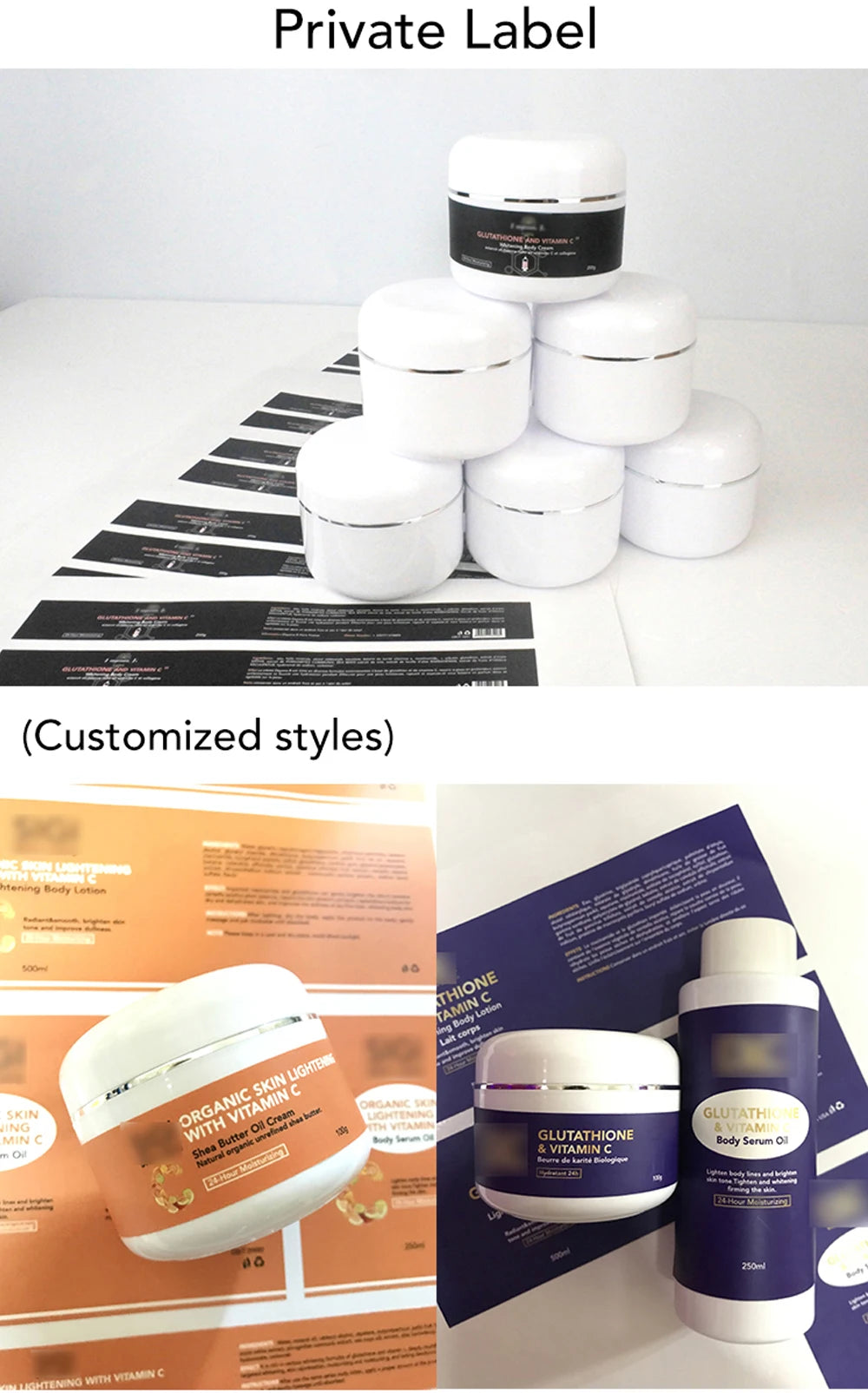 AILKE Whitening & Hydrating Body Cream