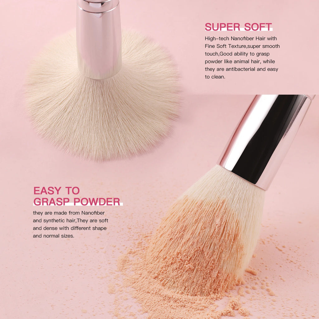 BEILI Professional Goat Hair Makeup Brush Set