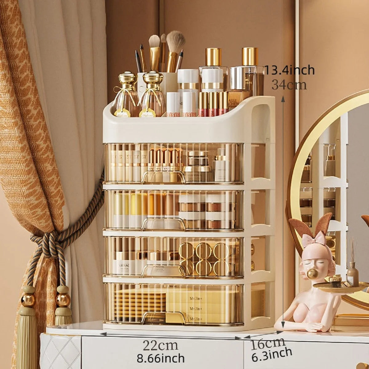Multi-Layer Makeup & Cosmetics Storage Box