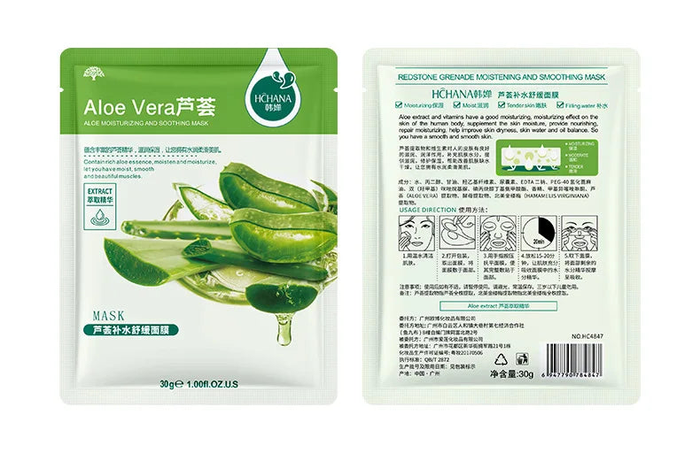 Korean Fruit Face Mask Sheet 30pcs