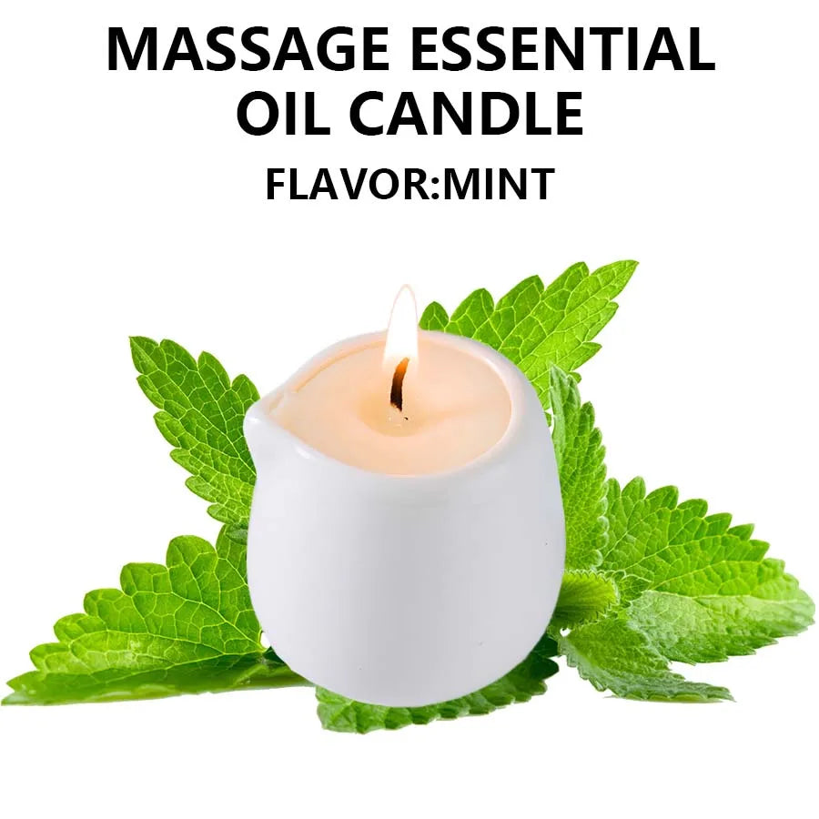 Luxury Aromatherapy Massage Oil Candle