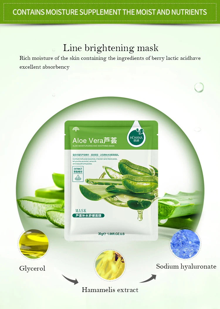 Korean Fruit Face Mask Sheet 30pcs