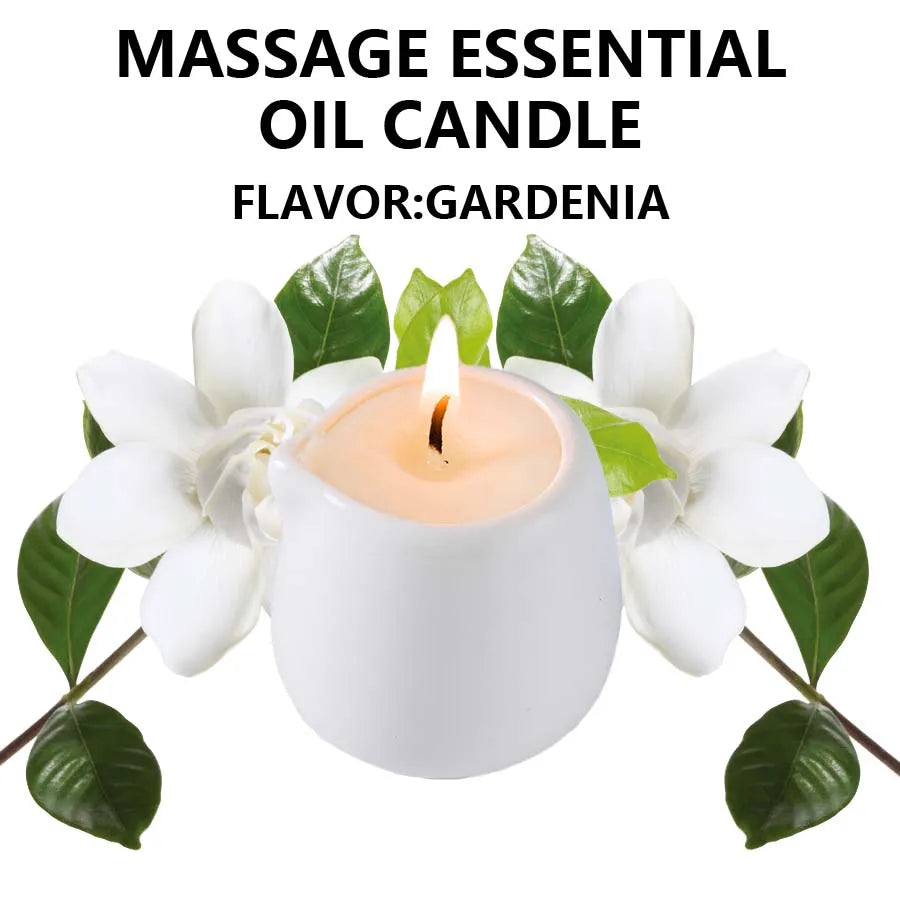 Luxury Aromatherapy Massage Oil Candle