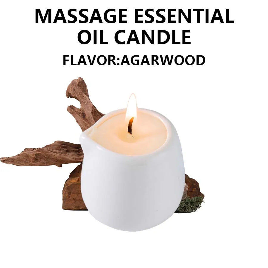 Luxury Aromatherapy Massage Oil Candle