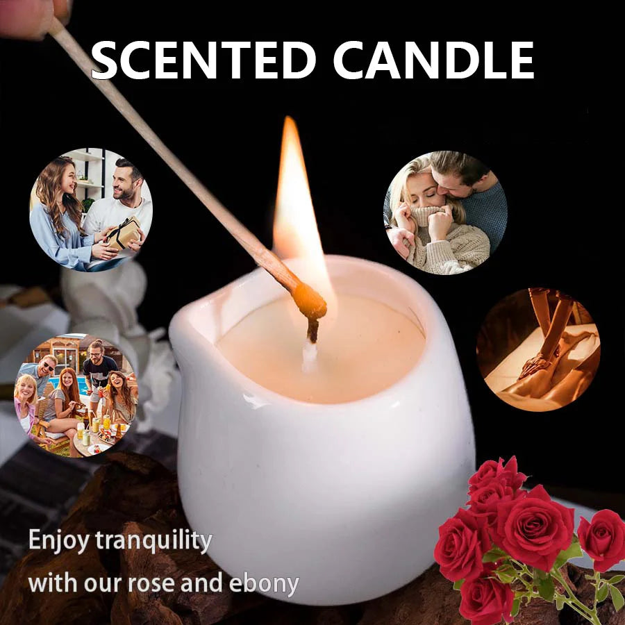 Luxury Aromatherapy Massage Oil Candle