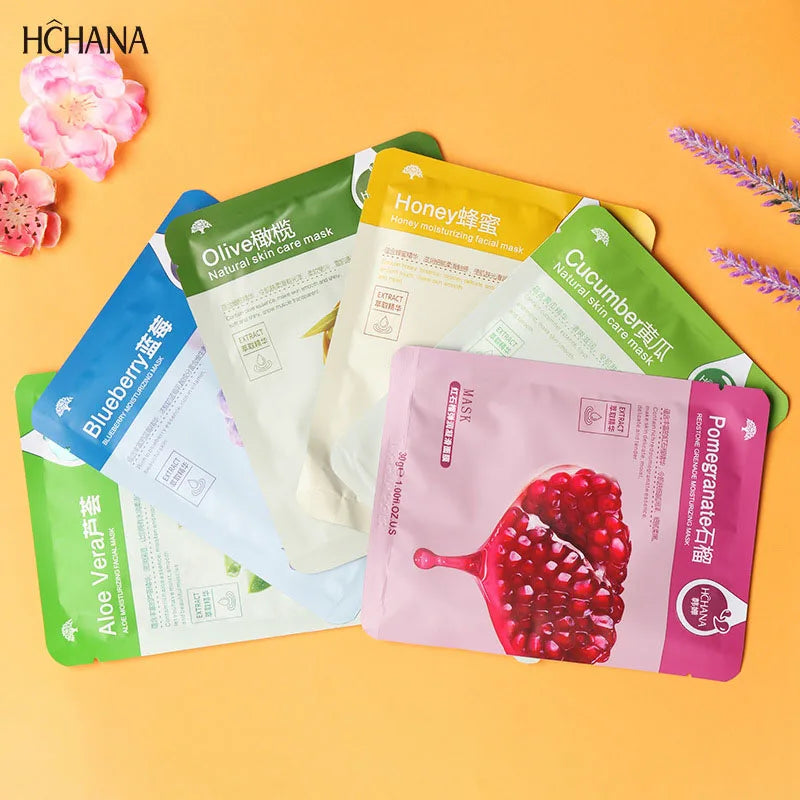 Korean Fruit Face Mask Sheet 30pcs