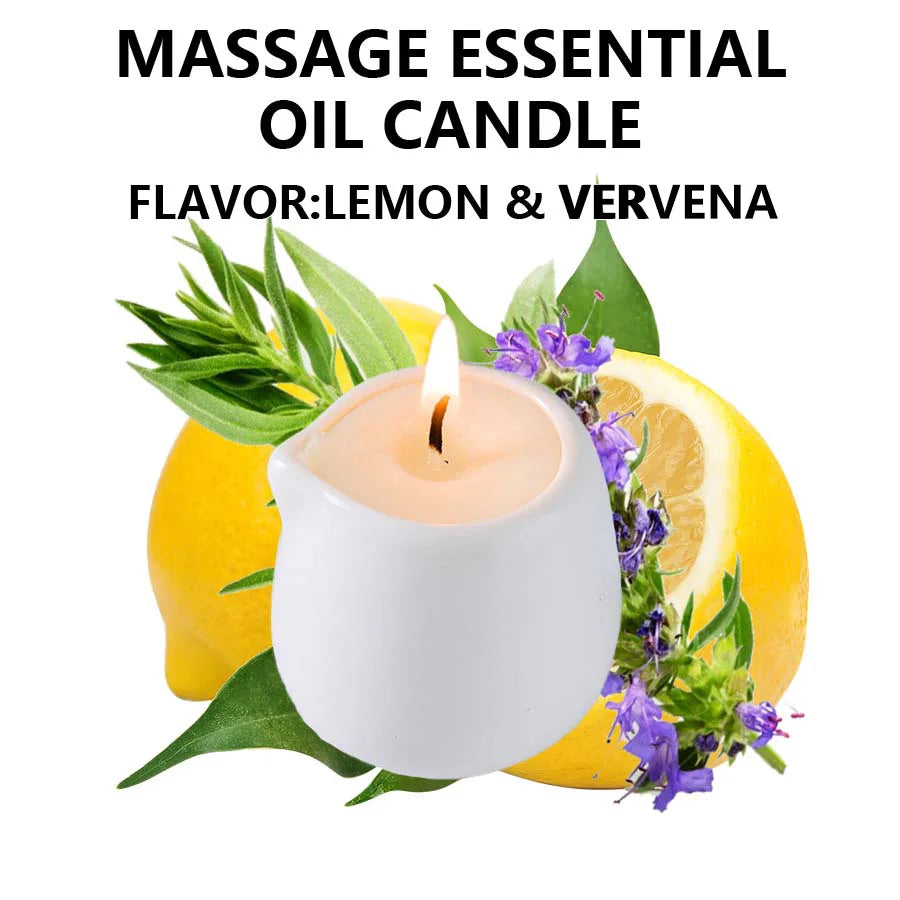 Luxury Aromatherapy Massage Oil Candle