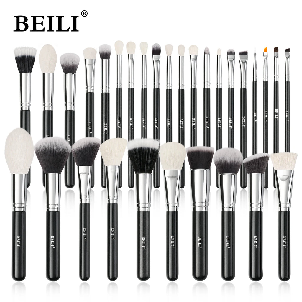 BEILI Professional Goat Hair Makeup Brush Set