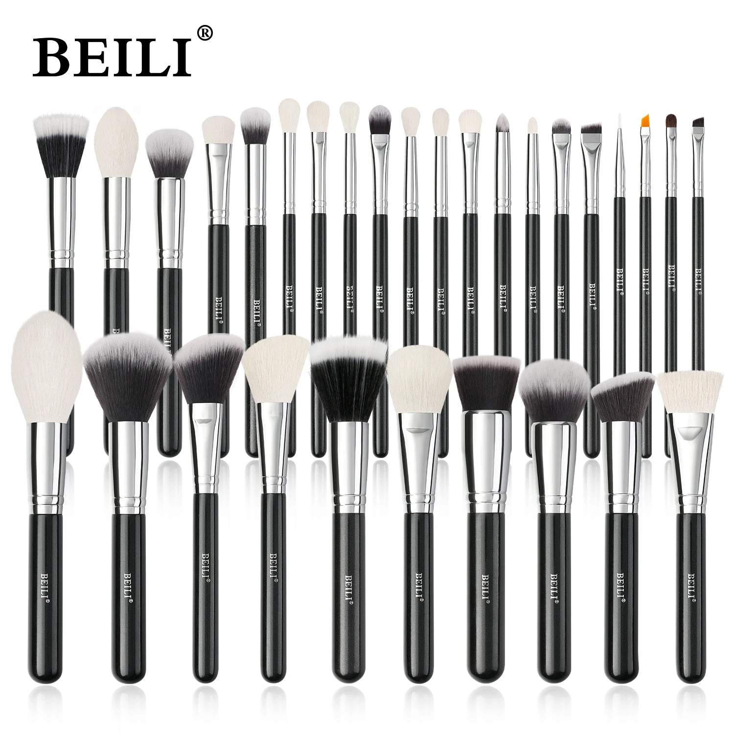 BEILI Professional Goat Hair Makeup Brush Set
