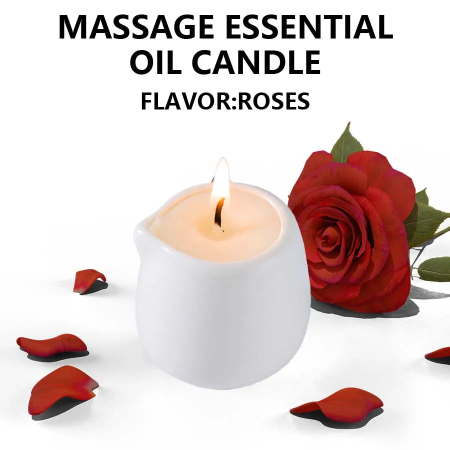 Luxury Aromatherapy Massage Oil Candle