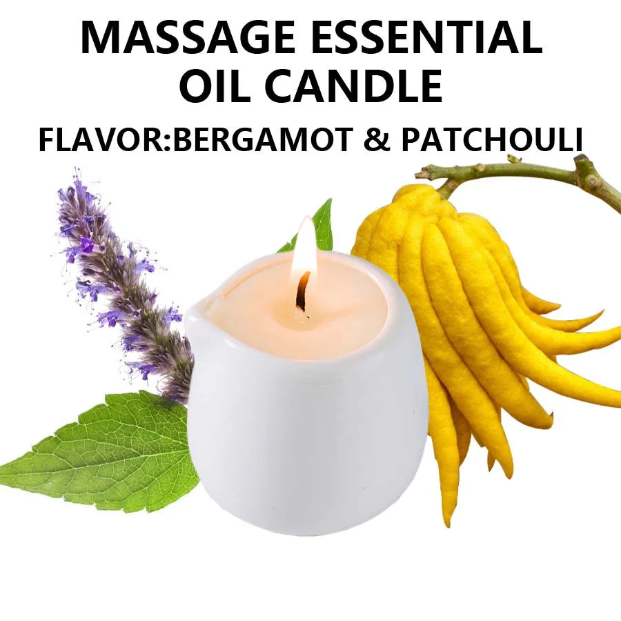 Luxury Aromatherapy Massage Oil Candle