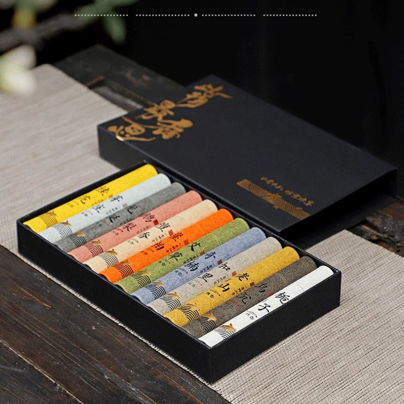 Natural Incense Sticks Box – 12 Scents
