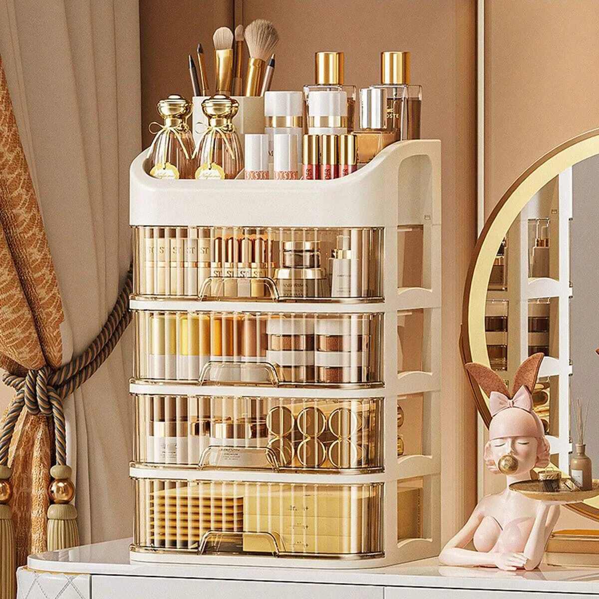 Multi-Layer Makeup & Cosmetics Storage Box