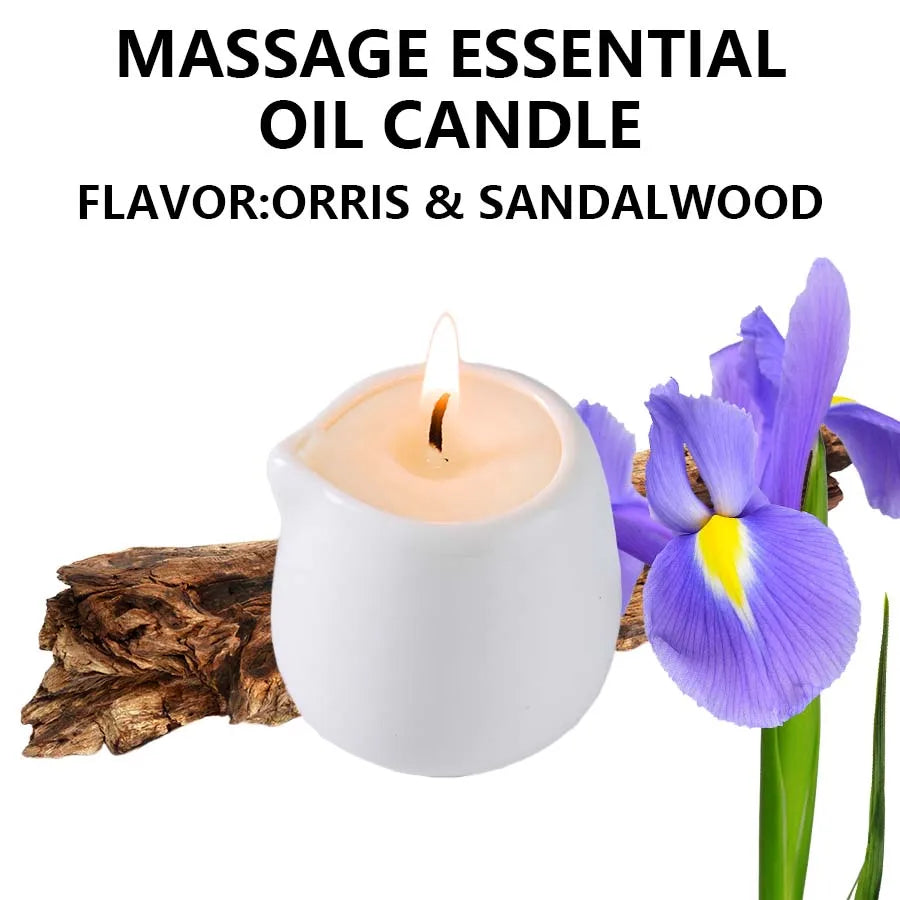 Luxury Aromatherapy Massage Oil Candle