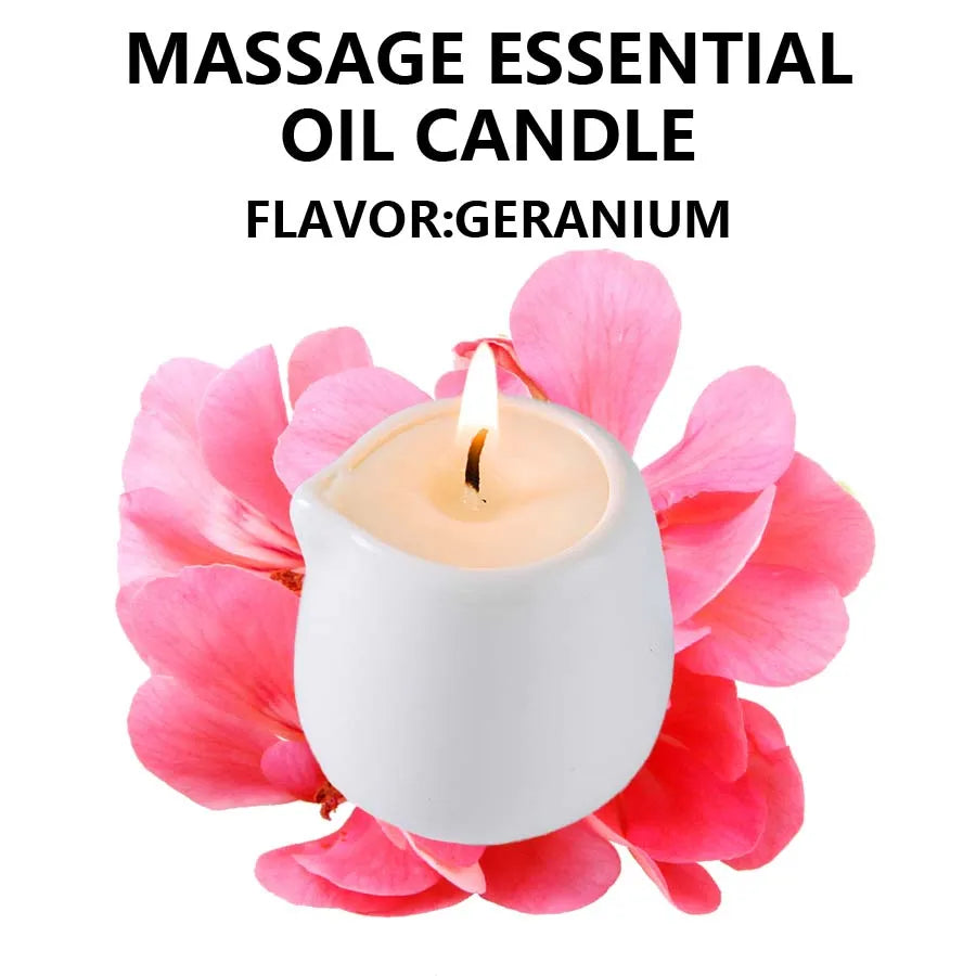 Luxury Aromatherapy Massage Oil Candle