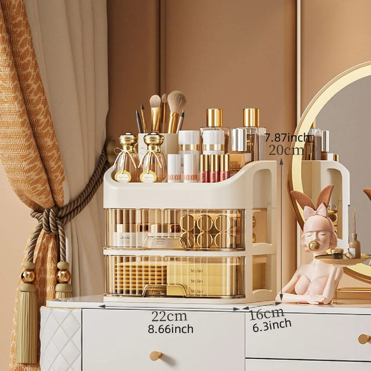 Multi-Layer Makeup & Cosmetics Storage Box