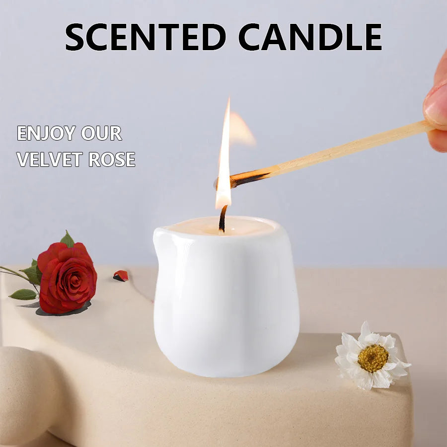 Luxury Aromatherapy Massage Oil Candle