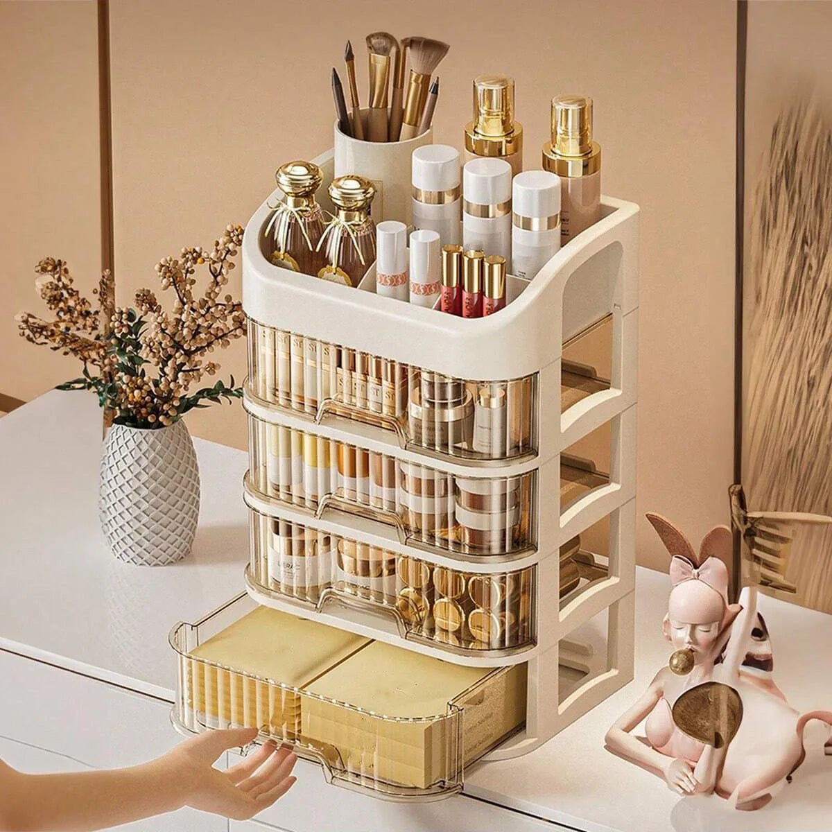 Multi-Layer Makeup & Cosmetics Storage Box
