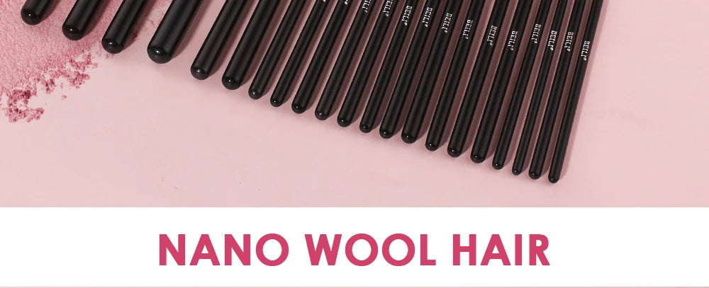 BEILI Professional Goat Hair Makeup Brush Set
