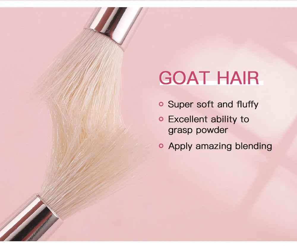 BEILI Professional Goat Hair Makeup Brush Set