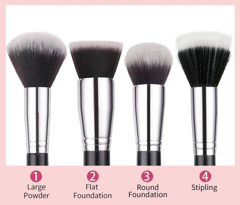 BEILI Professional Goat Hair Makeup Brush Set